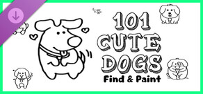 101 Cute Dogs: Find & Paint - Artbook