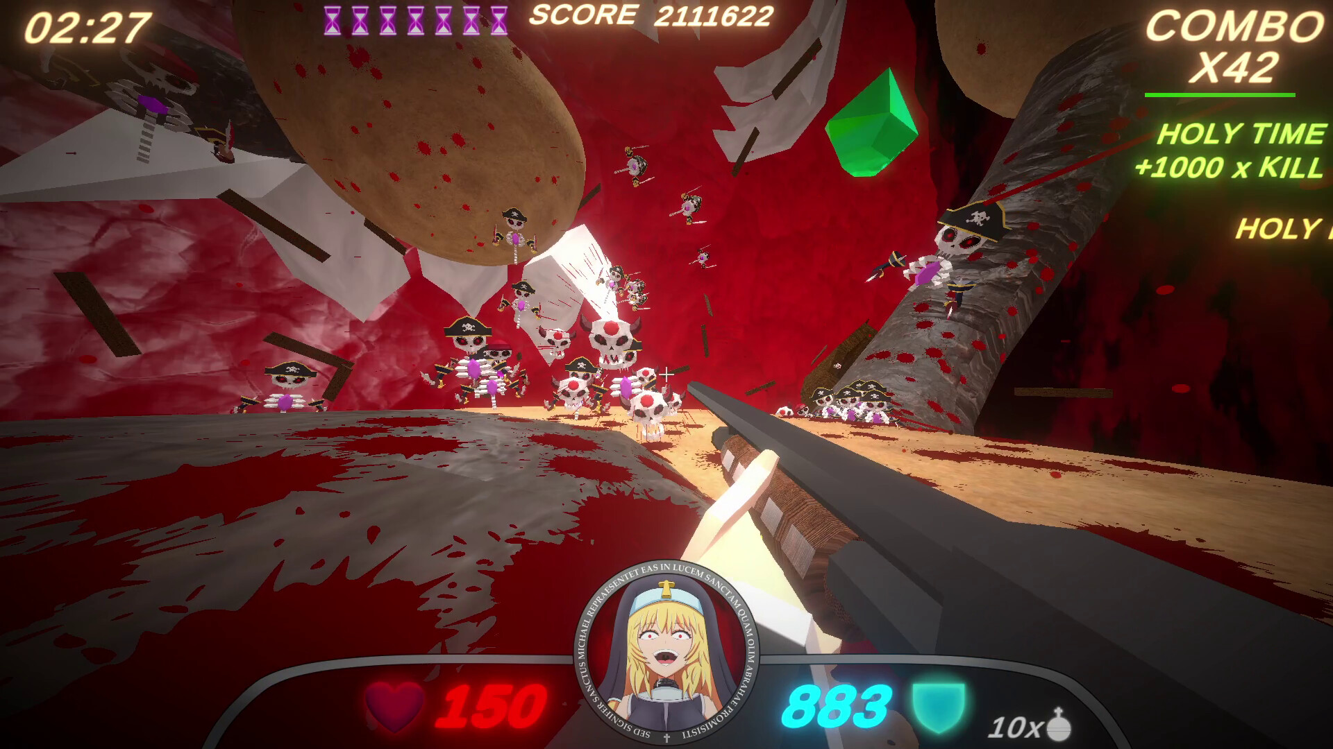 Guns and Nuns: Storming Hell-screenshots-steamrip