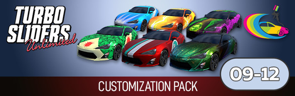 Turbo Sliders Unlimited Customization Bundle 09-12