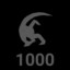 1000 rolls