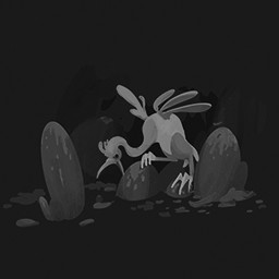 Beat a big dumb bird
