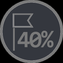 40%