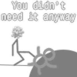 You didn't need it anyway
