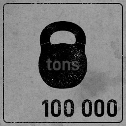 Tonnage sunk 100 000 tons