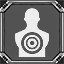 Sharpshooter in the shooting range