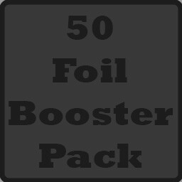 Opened 50 Foil Booster Pack