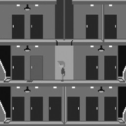 Playing "Elevator Action"