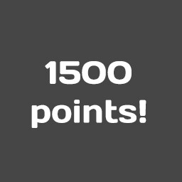 1500 points