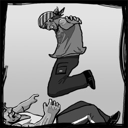 I Enjoy Kicking Him When He's Laying