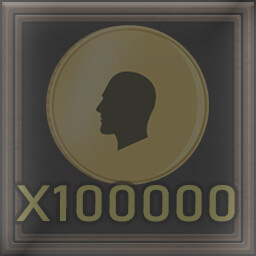 Hit heads 100000 times!