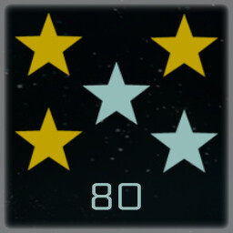 Experience Level 80 Exalted Upgrade Awarded