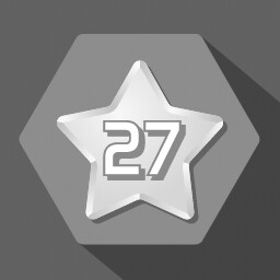Get 27 stars (hexagon grid)