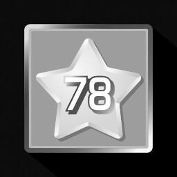 Get 78 stars (square grid)