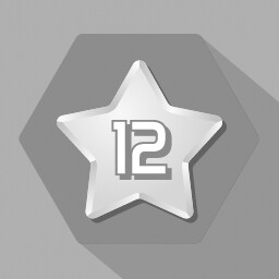 Get 12 stars (hexagon grid)