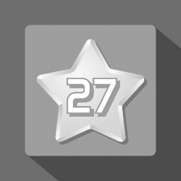 Get 27 stars (square grid)