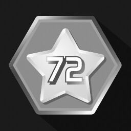 Get 72 stars (hexagon grid)