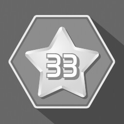 Get 33 stars (hexagon grid)