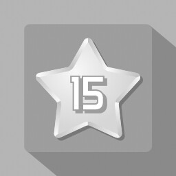 Get 15 stars (square grid)
