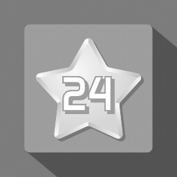 Get 24 stars (square grid)