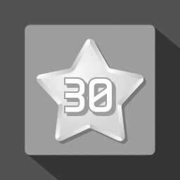 Get 30 stars (square grid)