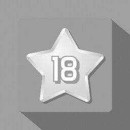 Get 18 stars (square grid)