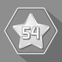Get 54 stars (hexagon grid)