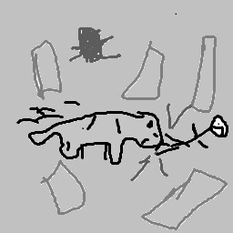 Go to the ruins and feed the tiger