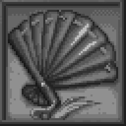 Obtained Ninja gear Throwing Fan