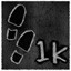 Walked a kilometre