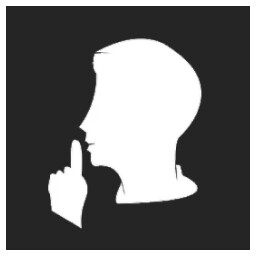 Stay quiet.
