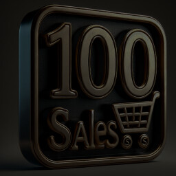 Make 100 sales.