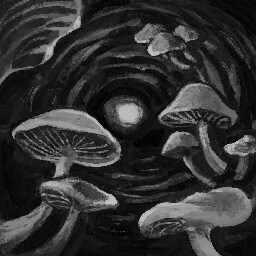 The road to the Mushroom Land