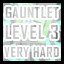 Gauntlet - Very Hard - Level 3 Completed