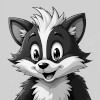 Skunk defeated