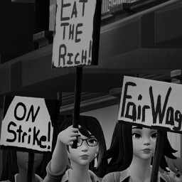 Don't cross the picket line