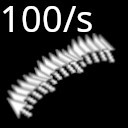 100 clicks a second