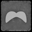 Curve and swoop moustache