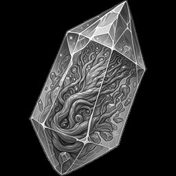 Crystal of purple substance