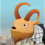 Hipster Punk Goat