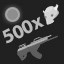Kill 500 enemies with rifle in campaign!
