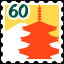 Red pagoda 60 Complete