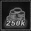 Collect 250,000 gold