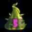 Activate green plant 5 times!