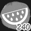 Eating a slice of watermelon 240 Complete