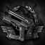 100 frags by pistol