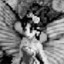 Flying butterfly