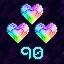 90 Radiant Medals!
