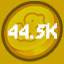44.5k Coins Spent
