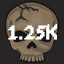 1.25k Monsters Killed