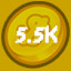 5.5k Coins Spent!